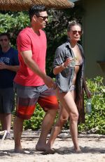 LEANN RIMES in Bikini at a Beach in Mexico