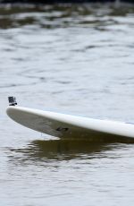 LEANN RIMES Taking Paddleboarding Lesson in Hawaii