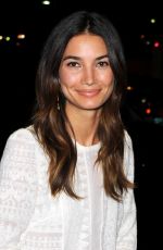 LILY ALDRIDGE Arrives at LAX Airport