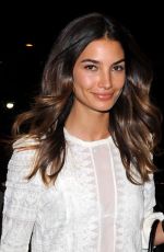 LILY ALDRIDGE Arrives at LAX Airport