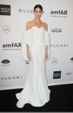 LILY ALDRIDGE at 2014 AMFAR Gala in New York