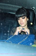 LILY ALLEN Arrives at Esquire Bafta Party