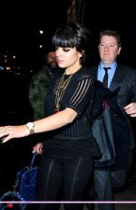LILY ALLEN Arrives at Esquire Bafta Party