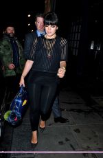 LILY ALLEN Arrives at Esquire Bafta Party