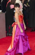 LILY ALLEN at 2014 BAFTA Awards in London