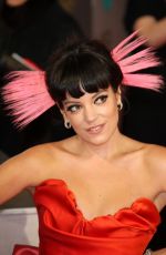 LILY ALLEN at 2014 BAFTA Awards in London