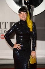 LILY ALLEN at 2014 Brit Awards in London