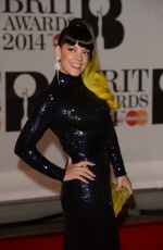LILY ALLEN at 2014 Brit Awards in London
