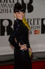 LILY ALLEN at 2014 Brit Awards in London