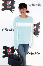 LILY ALLEN at Pepsi The Art of Football Exhibition in London
