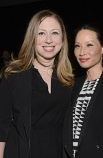 LUCY LIU at Edun Fashion Show in New York
