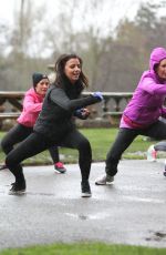 LUCY MECKLENBURGH a Booty Camp at Condover Hallin Shropshire