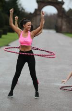 LUCY MECKLENBURGH a Booty Camp at Condover Hallin Shropshire