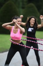 LUCY MECKLENBURGH a Booty Camp at Condover Hallin Shropshire