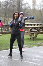 LUCY MECKLENBURGH a Booty Camp at Condover Hallin Shropshire