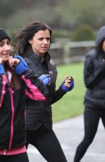 LUCY MECKLENBURGH a Booty Camp at Condover Hallin Shropshire