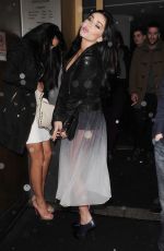 LUISA ZISSMAN and JASMINE WALTZ at Nobu Berkeley in London