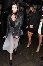 LUISA ZISSMAN and JASMINE WALTZ at Nobu Berkeley in London