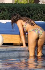 LUISA ZISSMAN in Bikini at a Pool in Spain
