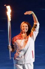 MARIA SHARAPOVA at Opening Ceremony of 2014 Winter Olympics in Sochi