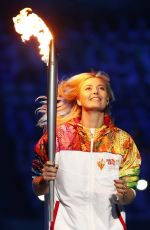 MARIA SHARAPOVA at Opening Ceremony of 2014 Winter Olympics in Sochi