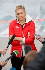 MARIA SHARAPOVA at Reopening of Her Hometown Tennis Court in Sochi