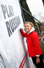 MARIA SHARAPOVA at Reopening of Her Hometown Tennis Court in Sochi