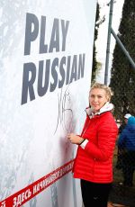 MARIA SHARAPOVA at Reopening of Her Hometown Tennis Court in Sochi