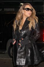 MARIAH CAREY Arrives at MTV Studios in New York