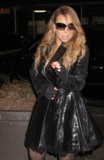 MARIAH CAREY Arrives at MTV Studios in New York