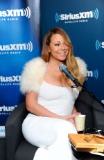 MARIAH CAREY at the Morning Jolt with Larry Flick in New York