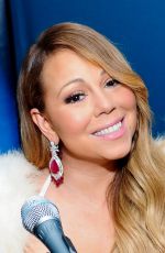 MARIAH CAREY at the Morning Jolt with Larry Flick in New York
