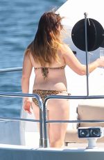 MELANIE BROWN and Friends in Bikini at a Yacht in Sydney