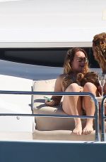 MELANIE BROWN and Friends in Bikini at a Yacht in Sydney