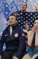 MERYL DAVIS and Charlie White at 2014 Winter Olympics in Sochi