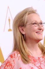 MERYL STREEP at 2014 Academy Awards Nominees Luncheon in Beverly Hills