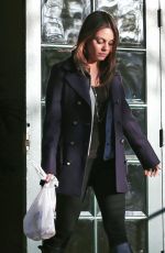 MILA KUNIS Leaves Her Mom