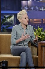 MILEY CYRUS at The Tonight Show with Jay Leno