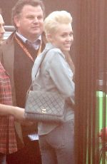MILEY CYRUS at The Tonight Show with Jay Leno