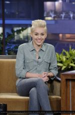 MILEY CYRUS at The Tonight Show with Jay Leno