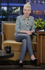 MILEY CYRUS at The Tonight Show with Jay Leno