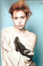 MILEY CYRUS in Love Magazine