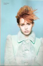 MILEY CYRUS in Love Magazine
