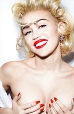 MILEY CYRUS in Vogue Magazine, Germany March 2014 Issue