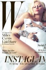 MILEY CYRUS in W Magazine, March 2014