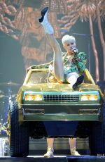 MILEY CYRUS Performs at Bangerz Tour in Los Angeles