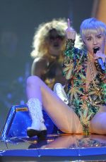 MILEY CYRUS Performs at Bangerz Tour in Los Angeles