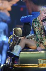 MILEY CYRUS Performs at Bangerz Tour in Los Angeles