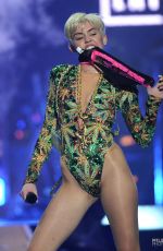 MILEY CYRUS Performs at Bangerz Tour in Los Angeles