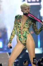 MILEY CYRUS Performs at Bangerz Tour in Los Angeles